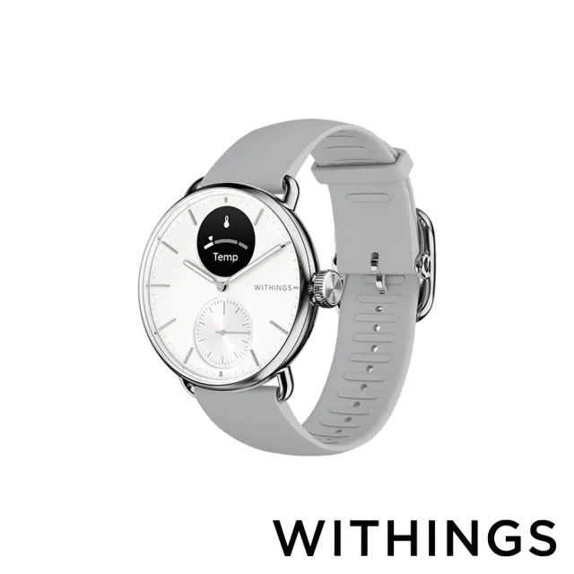 WITHINGS ScanWatch 2 全方位健康智慧腕錶 42mm 白/黑/藍 公司貨