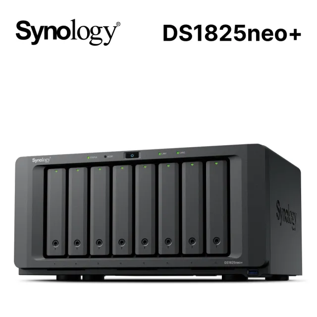 【Synology 群暉科技】DS1825neo+ 8bay 網路儲存伺服器