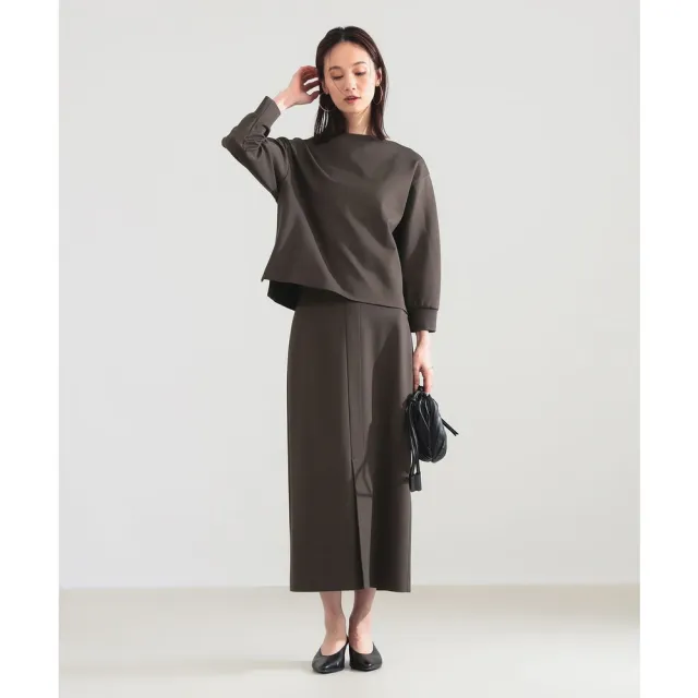 【BEAMS】官方旗艦館 Demi-Luxe BEAMS / 女裝 羅馬布 船領 上衣