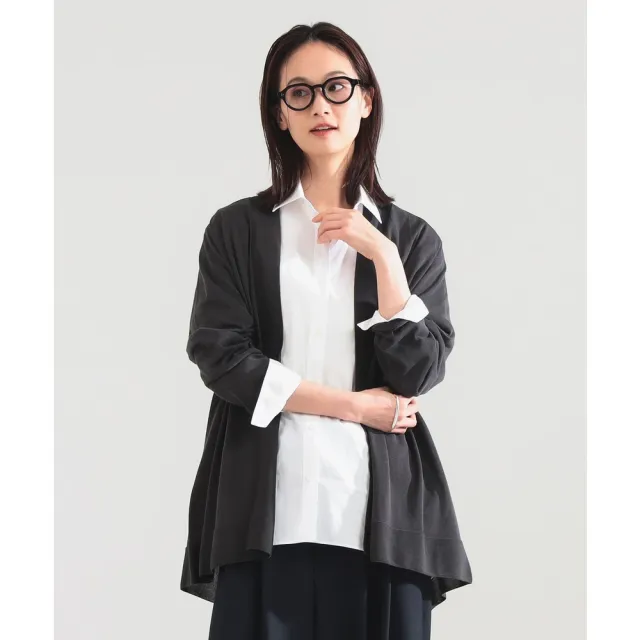 【BEAMS】官方旗艦館 Demi-Luxe BEAMS / 女裝 18G 長版 開襟衫