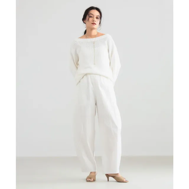 【BEAMS】官方旗艦館 Demi-Luxe BEAMS / 女裝 棉質 低針距 長袖 上衣