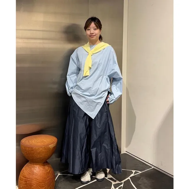 【BEAMS】官方旗艦館 Demi-Luxe BEAMS / 女裝 抓皺 露肩 上衣