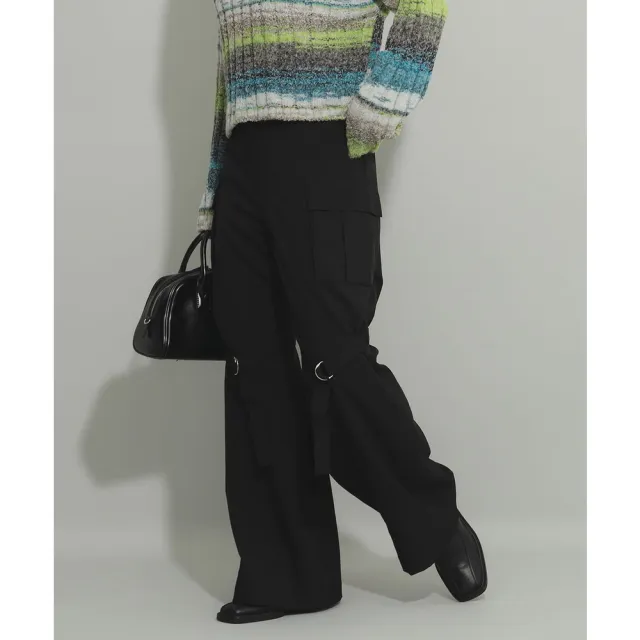 【BEAMS】官方旗艦館 Ray BEAMS / 女裝 腿部綁帶 CARGO 長褲