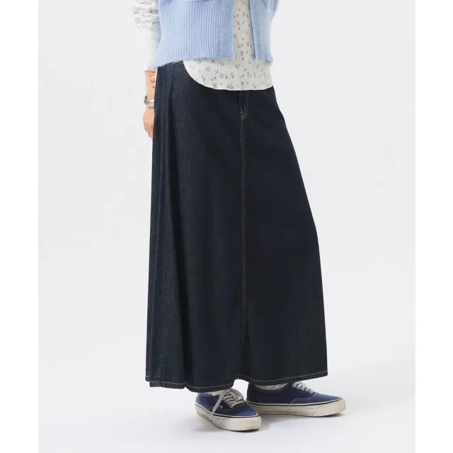 【BEAMS】官方旗艦館 BEAMS BOY / 女裝 丹寧 五口袋 長裙
