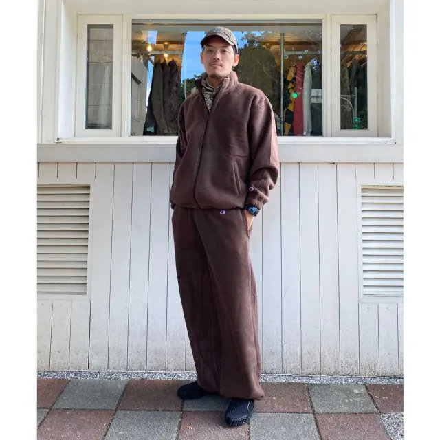 【BEAMS】官方旗艦館 Champion × BEAMS / 別注 男裝 抓毛絨 立領 外套