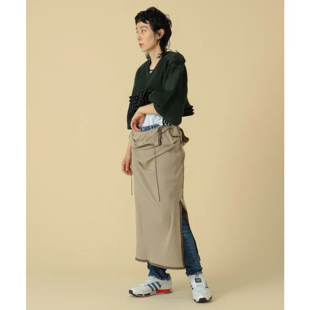 【BEAMS】官方旗艦館 maturely / 女裝 細肩帶拉繩 開衩 洋裝