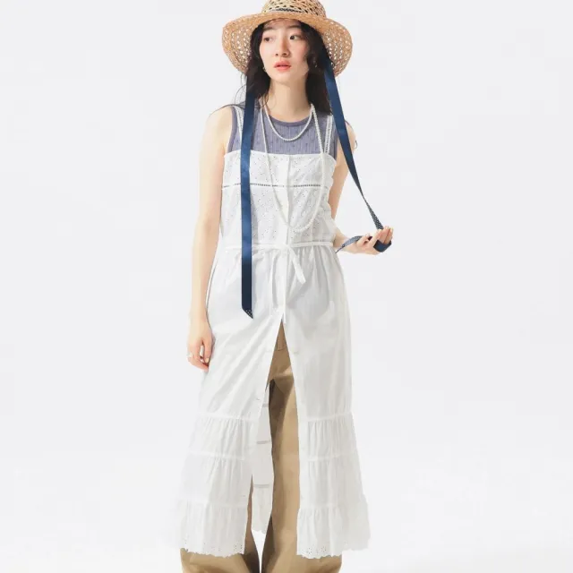 【BEAMS】官方旗艦館 BEAMS BOY / 女裝 剪裁 吊帶 洋裝