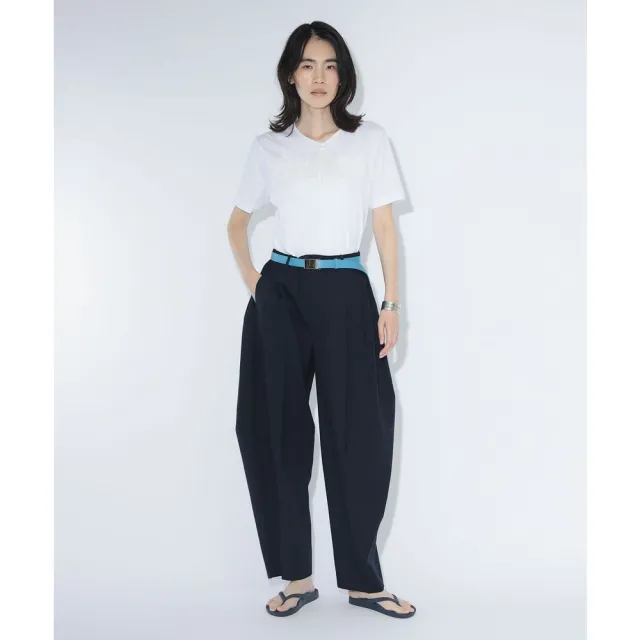 【BEAMS】官方旗艦館 maturely / 女裝 蕾絲領巾 短袖 T恤