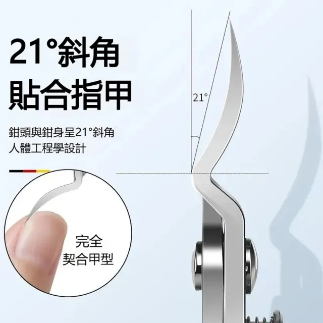 【ELAINE】超尖加長鷹嘴鉗 甲溝炎指甲鉗套裝10件組 不鏽鋼嵌甲修腳工具 死皮剪/指甲剪