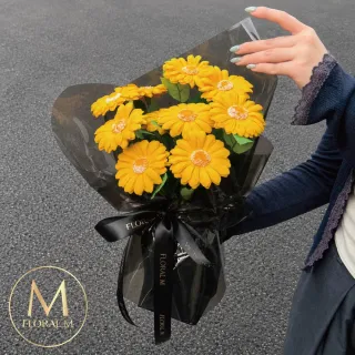 【Floral M】最好的祝福陽光非洲菊小型香水花束(情人節花束/告白禮物/求婚花束/香水花束/生日花束)