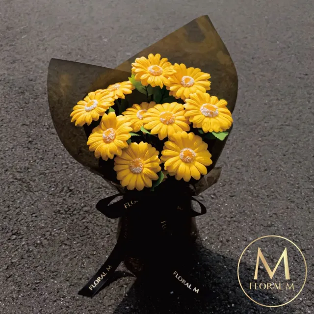 【Floral M】最好的祝福陽光非洲菊小型香水花束(情人節花束/告白禮物/求婚花束/香水花束/生日花束)