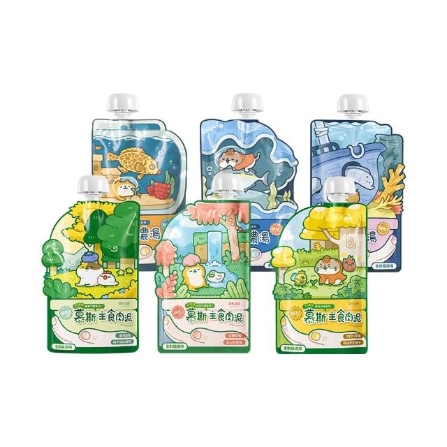 【catssay 貓有話說】山海守護系列 綿密主食餐包120g*18包組(全齡貓/免疫保健/幼貓/成貓/貓餐包)