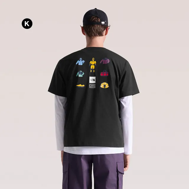 【The North Face】北面男女款FLASHDRY速乾印花短袖T恤 (多款任選)