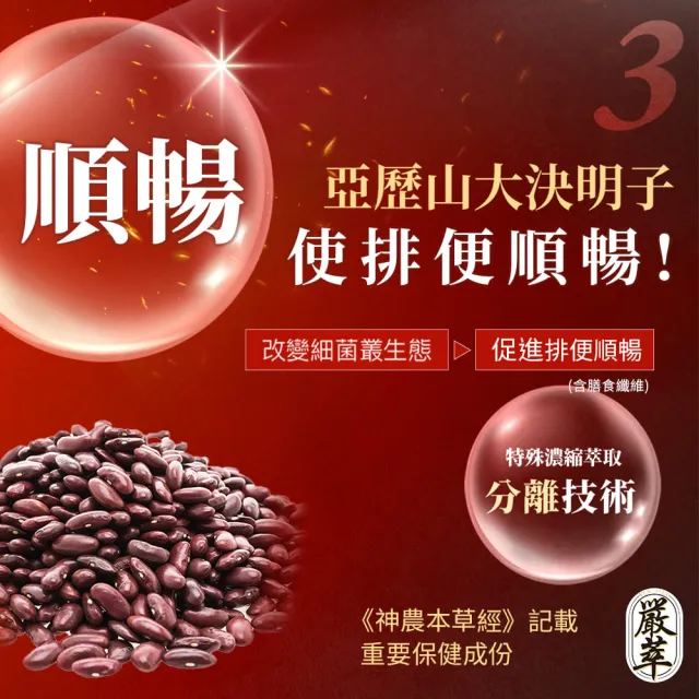 【YEN TSUI 嚴萃】燃No.1-3階段極致代謝 x5盒/共150粒(白腎豆x甲殼素x決明子 黃金配方)