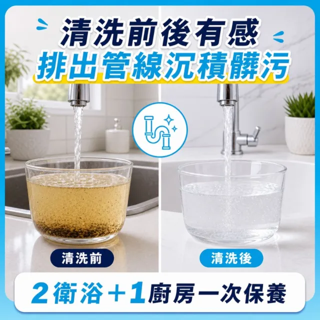 【森友家】特談★自來水管洗淨〔2衛+1廚〕大樓/華夏/公寓(日本專利無毒洗淨)