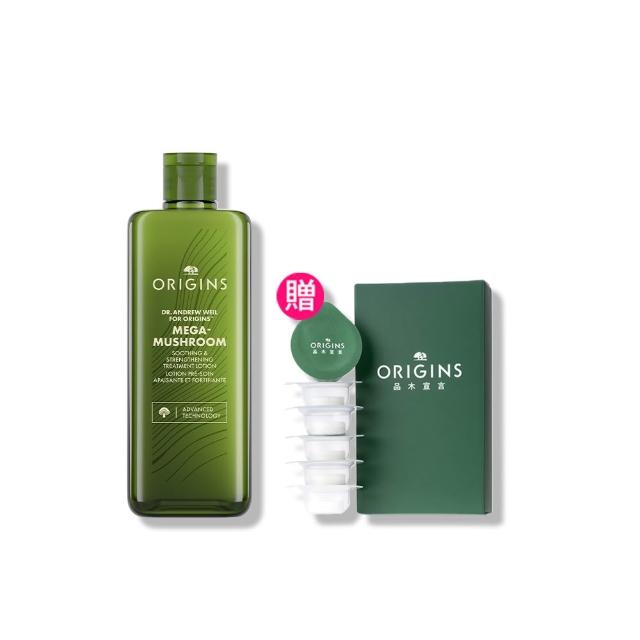 【ORIGINS 品木宣言】2026 全新升級 青春無敵靈芝光潤機能水400ml (化妝水/保濕/舒緩泛紅肌膚)