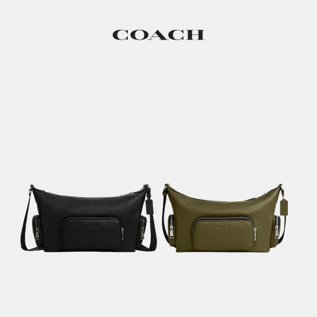 【COACH】蔻馳官方直營 FINN 口袋細節斜背手袋 斜背包 側背包 斜挎包-2色任選(CCG15/CCG18)