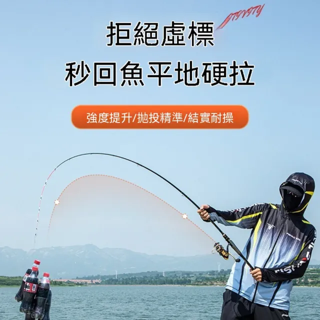 釣竿 小閥桿 軟尾筏竿 岸拋橋釣遠投竿 小閥桿單海桿 超輕碳素靈敏竿稍 長1.3米