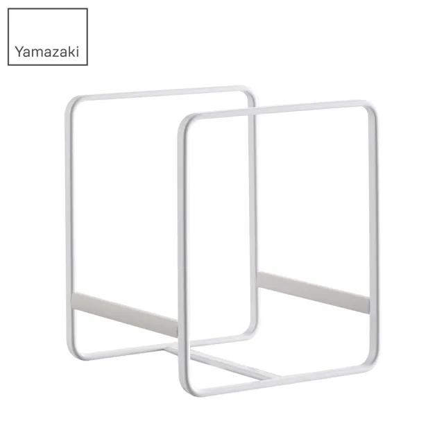 【YAMAZAKI】Plate日系框型盤架S-白(收納架/碗盤架/碗盤瀝水架/廚房置物架) 