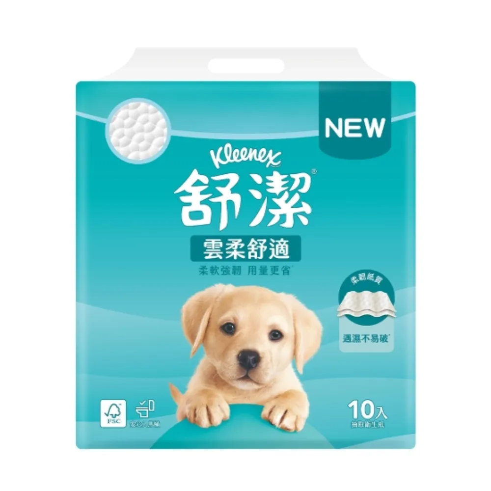 【Kleenex 舒潔】雲柔舒適抽取衛生紙 100抽x60包/箱