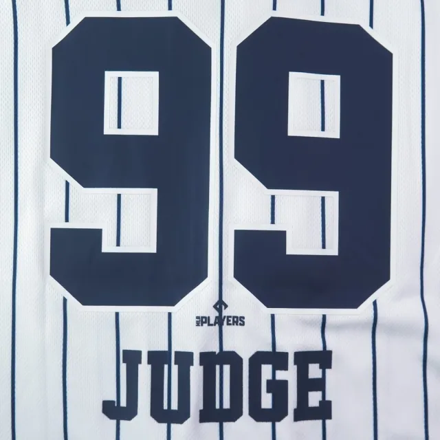 【FANATICS】MLB棒球衣 JUDGE 99 法官 洋基隊 經典白條紋 (MBPJS525226WH1)