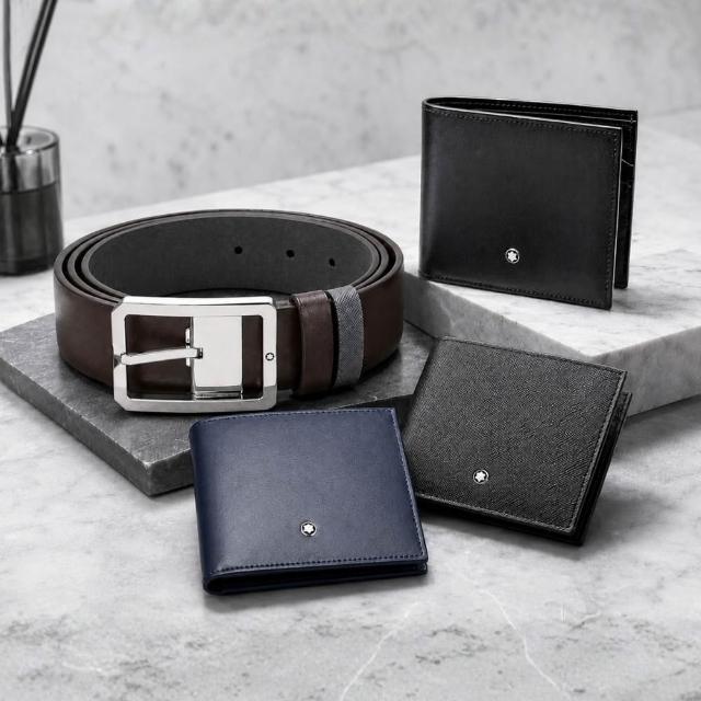 【MONTBLANC 萬寶龍】品牌經典 匠心/大班系列 短夾/皮帶 (多款選) 送禮 男士