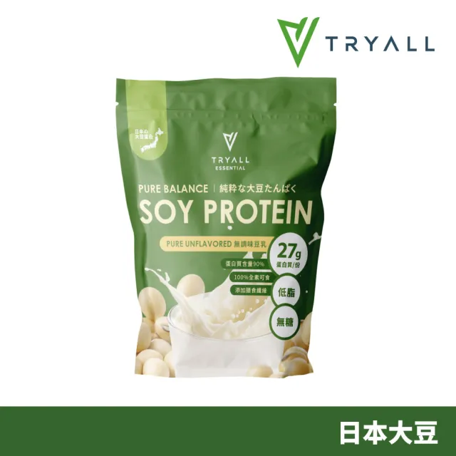 【TRYALL】大豆蛋白-無調味豆乳(1kg/袋)