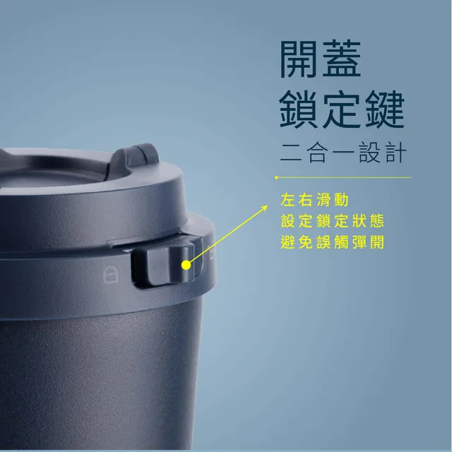 【LocknLock 樂扣樂扣】官方直營 韓風簡約彈蓋316不鏽鋼咖啡杯 550ml(六色任選/保冰杯/保溫杯/減塑/保溫瓶)