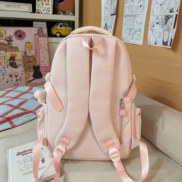 【Starshop】雙11 韓系簡約後背包 減壓護脊雙肩包 輕量學生書包 筆電包 通勤包 差旅包 電腦包 旅行背包