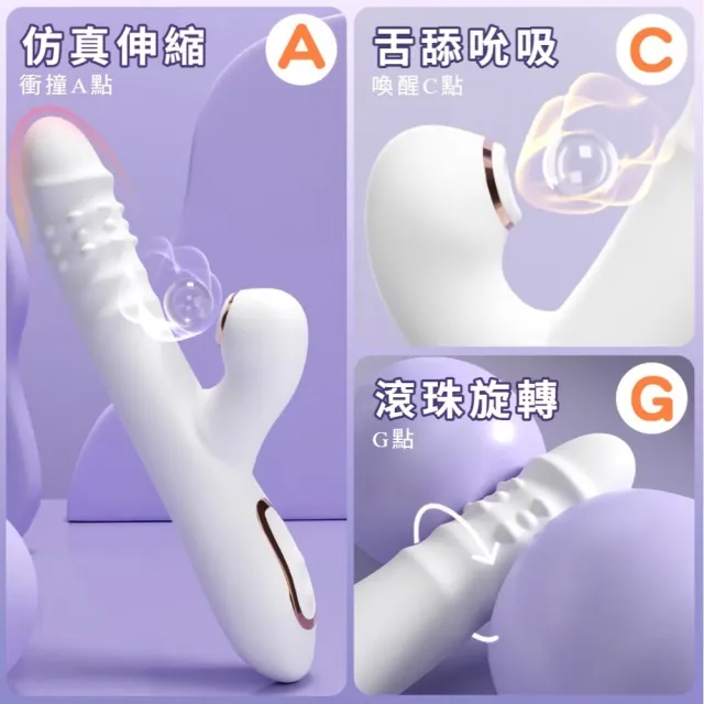 情話男友 入體摳弄mix陰蒂按摩棒(仿真男友 三點刺激 9頻雙震變速 A C G點高潮 無線跳蛋 靜音)