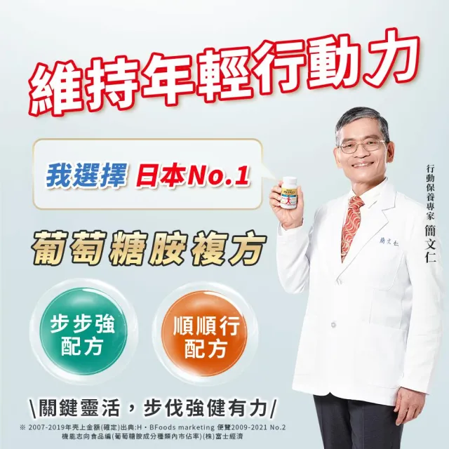 【Suntory 三得利】固力伸 葡萄糖胺 180錠x5罐組(共900錠 順行靈活 步步強健 林美秀 楊貴媚 推薦)