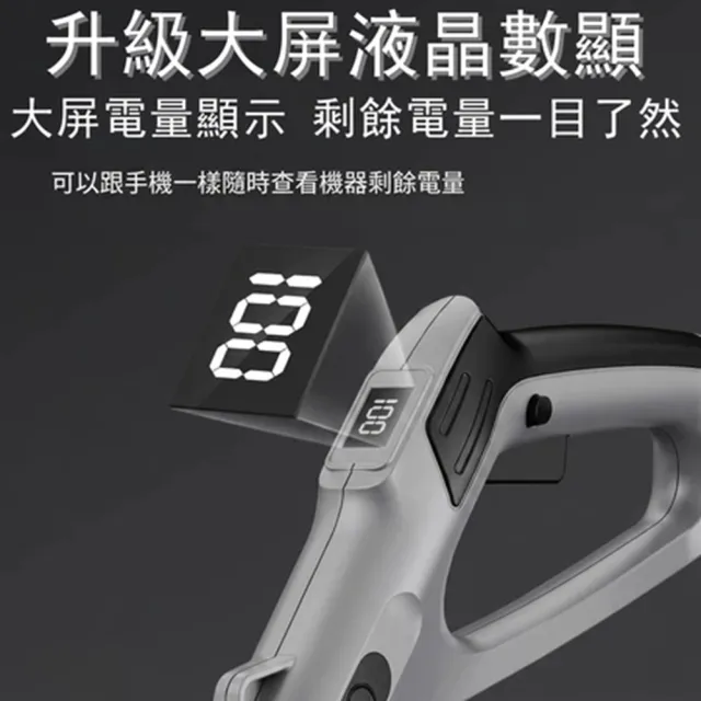 【DOMU 東牧】割草機 除草機 工業級數顯電動割草機 電量顯示 除草神器 園藝工具 工業級數顯割草機（裸機）