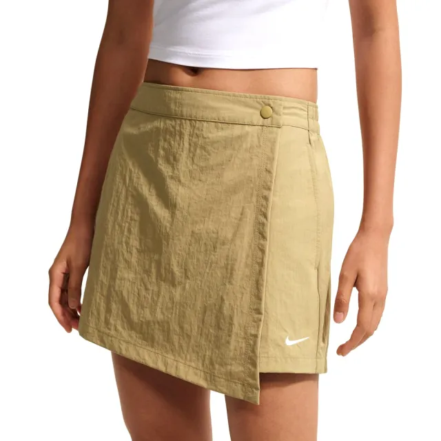 【NIKE 耐吉】As W Nsw Skort 裙子 女款 卡其色 休閒 穿搭 褲裙 短褲 短裙 IR1649-297