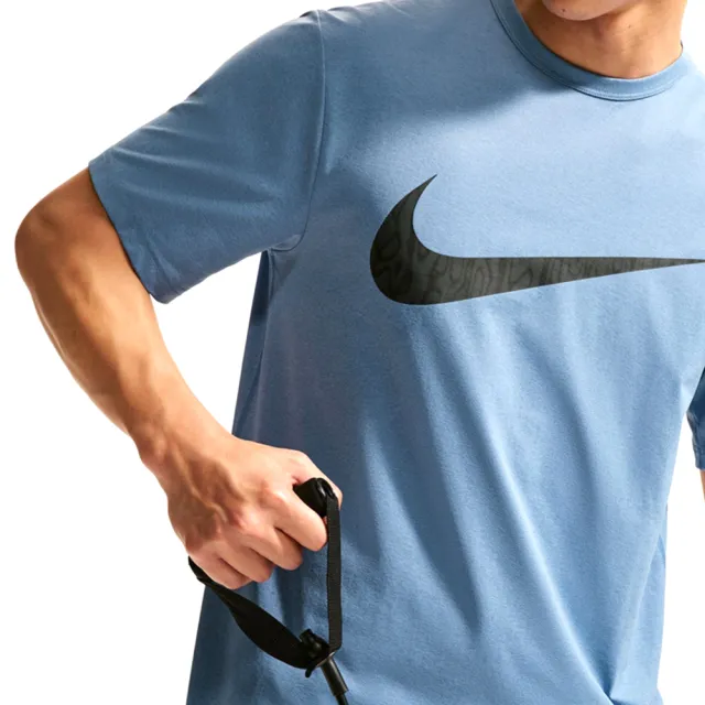【NIKE 耐吉】As M Nk Df Uv Hyverse Ss Top 短袖 男款 藍色 速乾 運動 IV4813-459