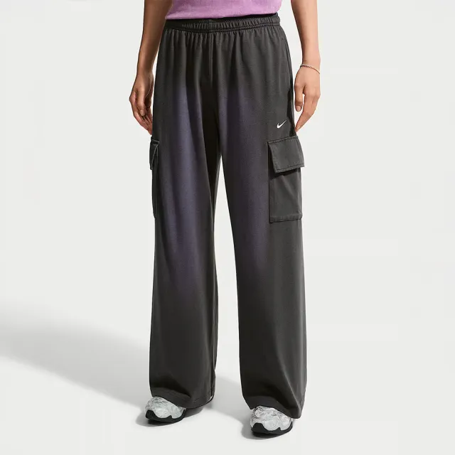 【NIKE 耐吉】As W Nsw Phnx Cargo Pants 長褲 女款 黑色 寬鬆 工裝口袋 IW1199-060