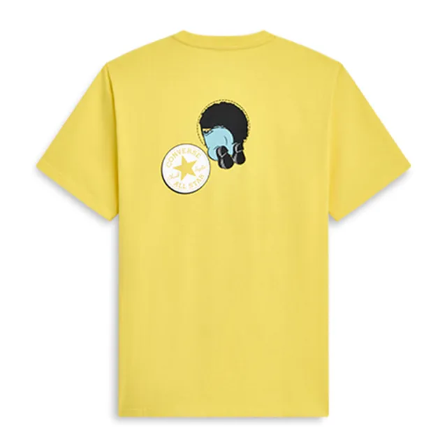 【CONVERSE】Minions Tee 短袖 女款 黃色 小小兵 聯名 印花 T恤 CVM6T226-YEL
