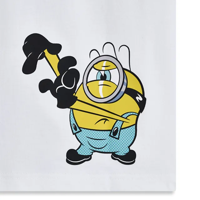 【CONVERSE】Chuck X Minions Tee 短袖 女款 白色 小小兵 聯名 T恤 CVM6T225-WHT
