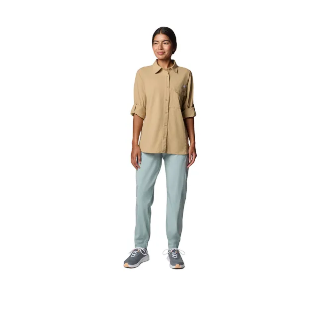 【Columbia 哥倫比亞】男女款-防曬UPF50快排/超防曬UPF50防潑長袖襯衫(多款任選)
