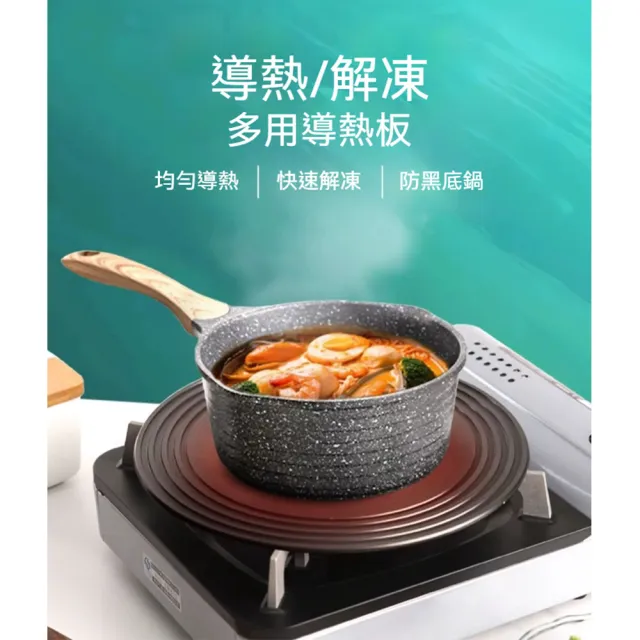 佑米 導熱解凍板 導熱板 導熱盤 24cm 隔熱盤 解凍板 琺瑯鍋導熱盤 多用導熱板 護鍋防燒黑