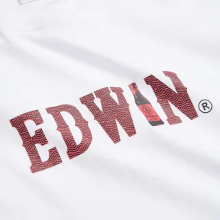【EDWIN】男裝 金蘭食品 金蘭LOGO短袖T恤(白色)