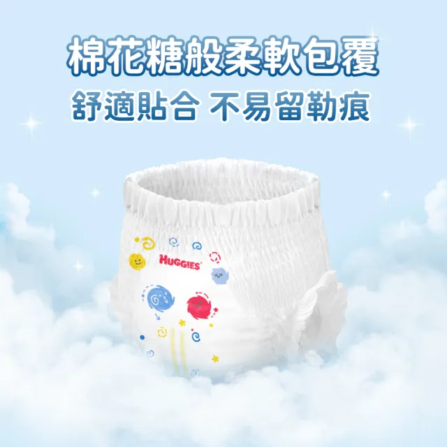 9/7折價券【HUGGIES 好奇】超薄舒吸褲 L 176片/箱 (紙尿褲/褲型尿布)