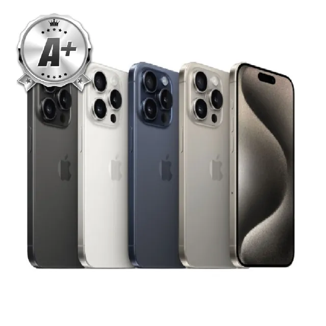 【Apple】A+級福利品 iPhone 15 Pro 256G 6.1吋(原廠盒裝/原廠傳輸線)