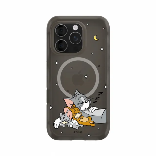 【RHINOSHIELD 犀牛盾】iPhone 17系列 AirX MagSafe兼容氣墊磁吸防摔手機殼/睡覺好夥伴(湯姆貓與傑利鼠)