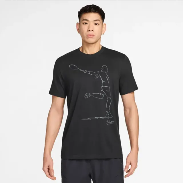 【NIKE 耐吉】短袖上衣 男 T恤 AS M NKCT DF TEE STD FRENCH OP 黑 IH2105-010