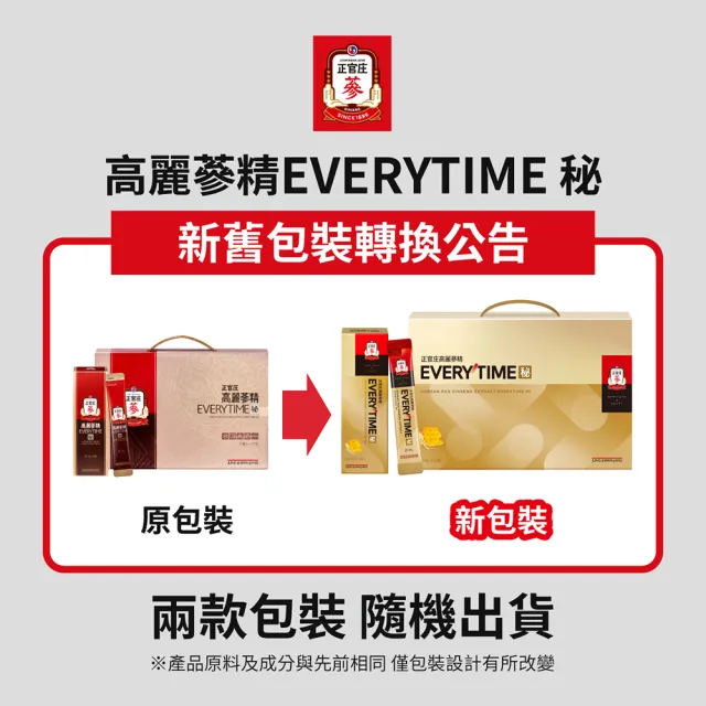 【正官庄】高麗蔘精EVERYTIME 秘 3盒組-10mlx20入/盒(保健禮盒/送禮/蜂蜜/提升保護力)
