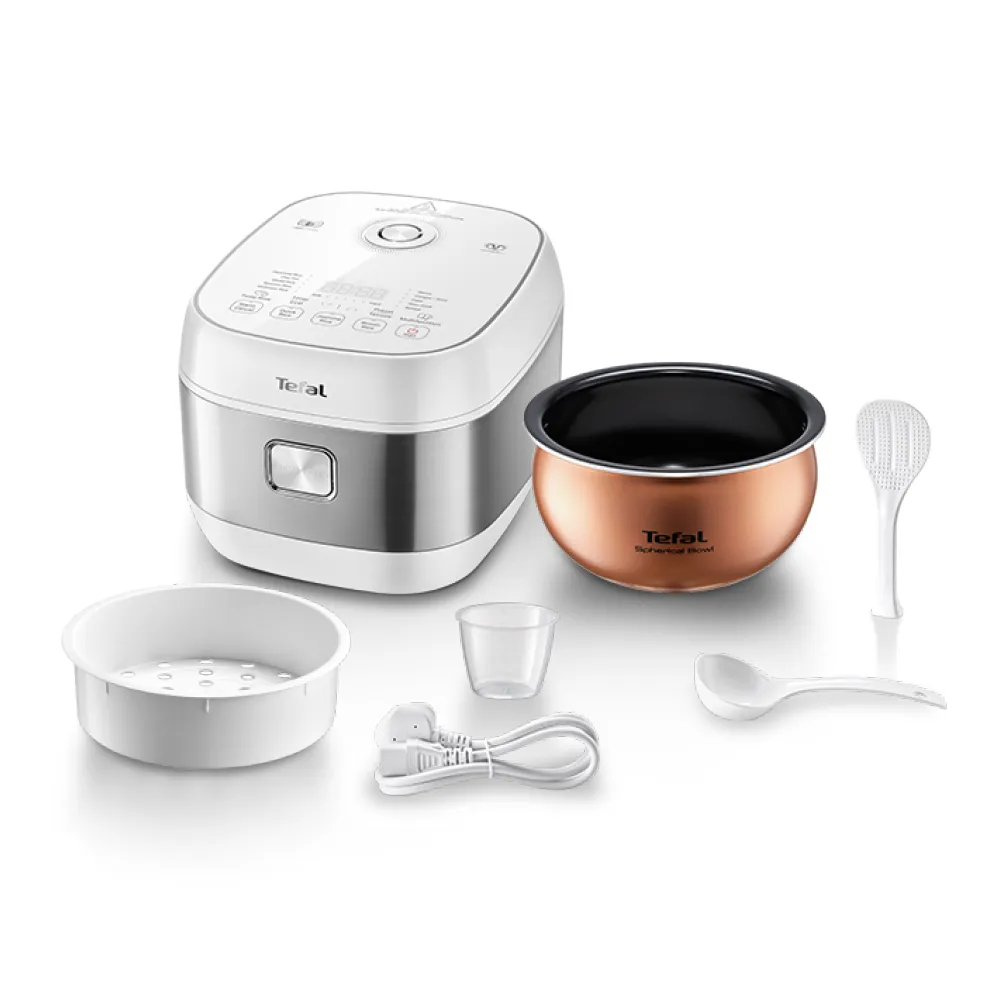 【Tefal 特福】蒸能煮 球釜8人份 IH萬用電子鍋-RK8131H0(電飯鍋/煮飯鍋/燉湯/煮粥)