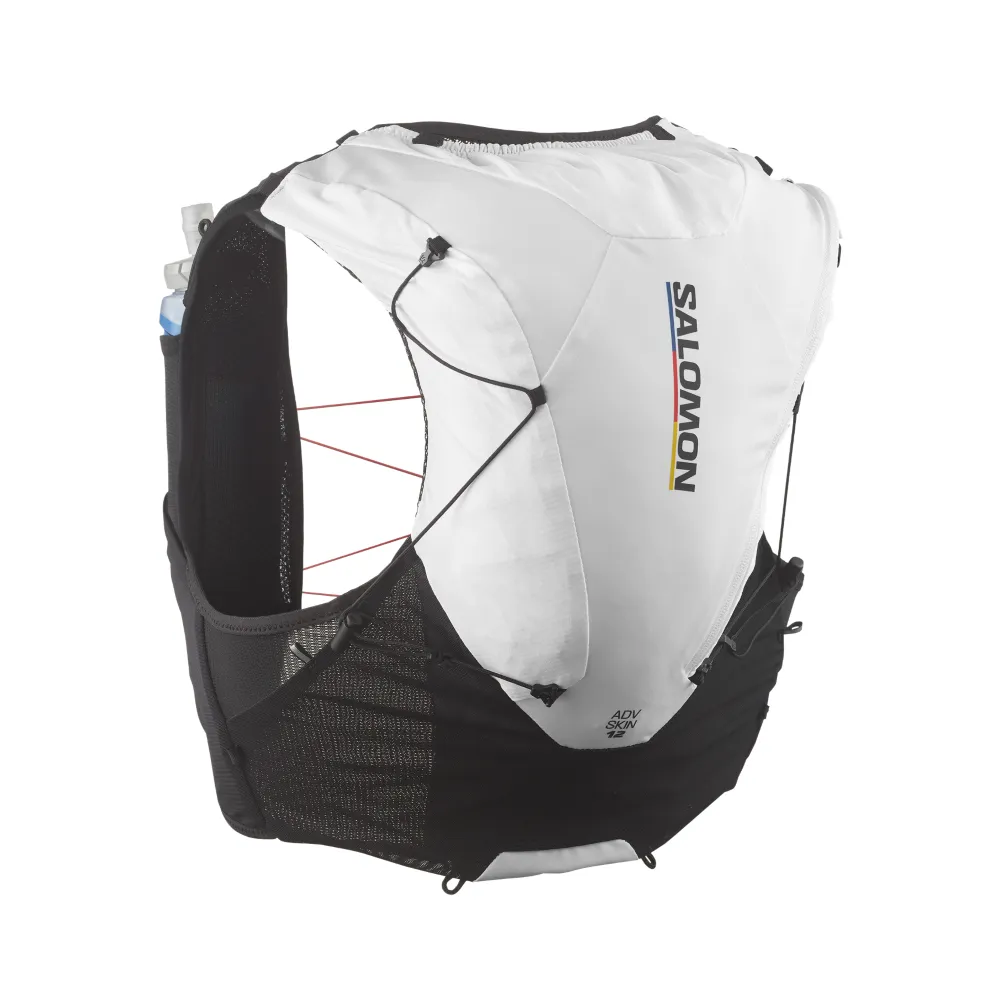 【salomon】ADV SKIN 12 RACE FLAG 水袋背包組 黑/白