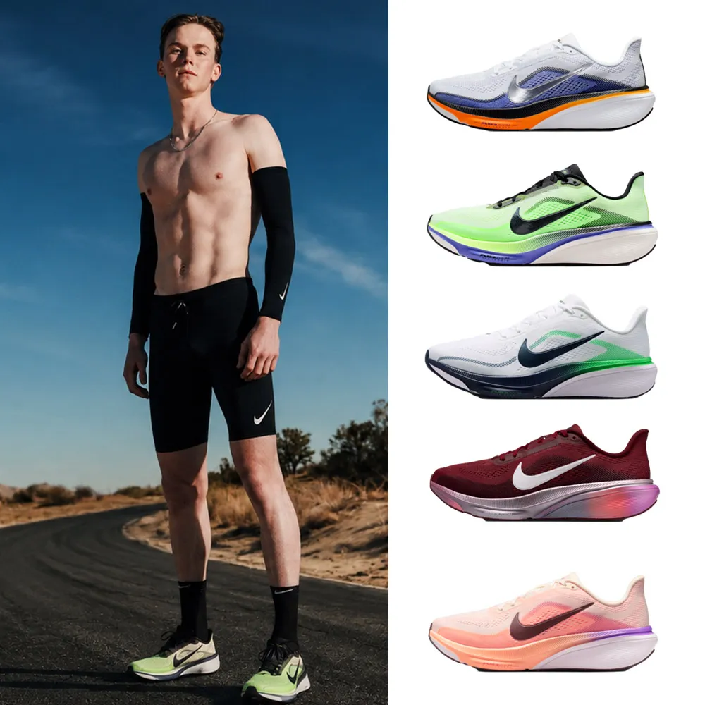 【NIKE 耐吉】運動鞋 跑鞋 慢跑鞋 小飛馬 AIR ZOOM PEGASUS 42 男鞋 黑白橘 多款(IB1873-102&)