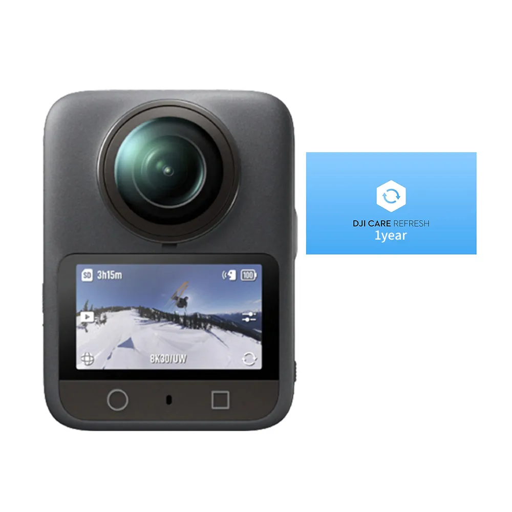 【DJI】OSMO 360標準套裝 全景相機/運動相機｜1英吋CMOS｜內建105G記憶體+1年版Care(聯強國際貨)