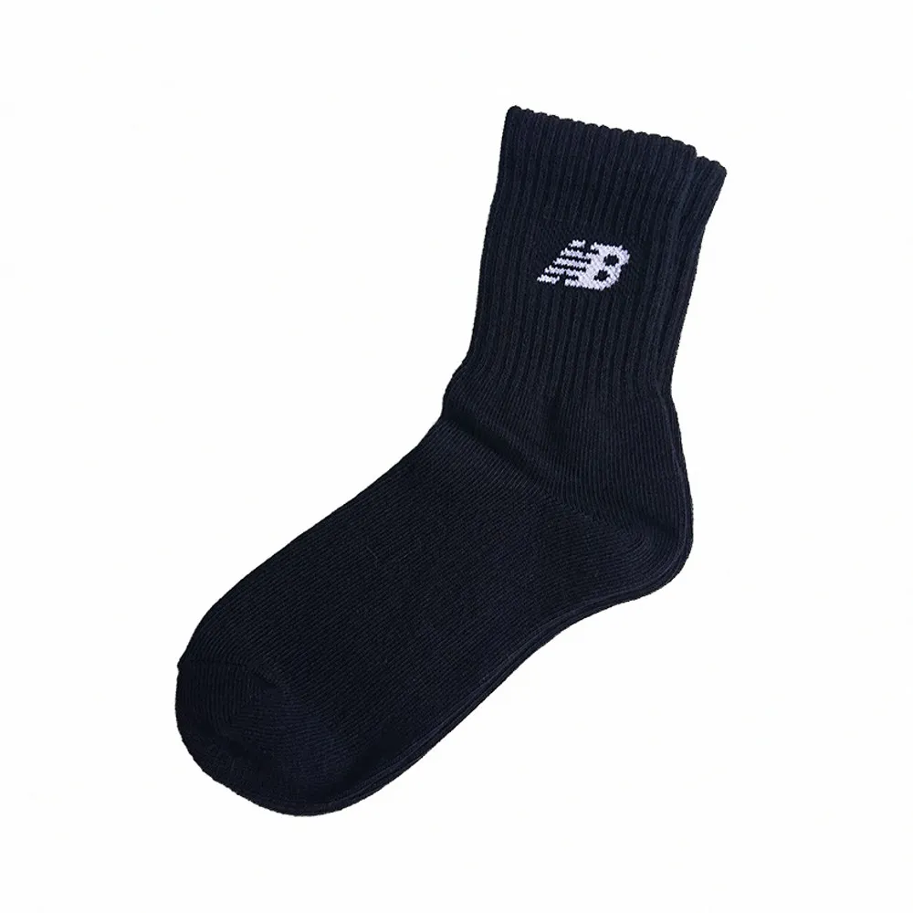 【NEW BALANCE】NB 棉質中筒襪_7242510289_中性_黑色